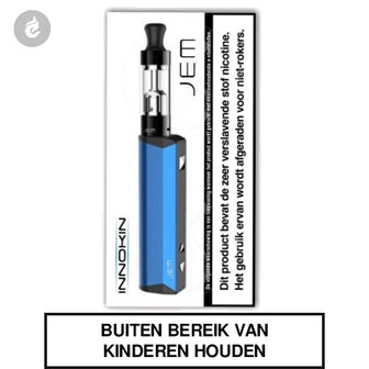 innokin jem e-sigaret e-smoker starterskit 1000mah 2ml blauw