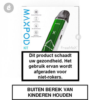 freemax maxpod e-sigaret e-smoker vape 2ml 550mAh groen.jpg