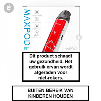 freemax maxpod e-sigaret e-smoker vape 2ml 550mAh rood.jpg