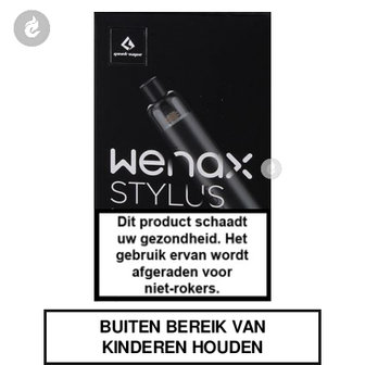 geekvape wenax stylus e-sigaret e-smoker vape mtl 2ml 1100mah zwart classic black.jpg