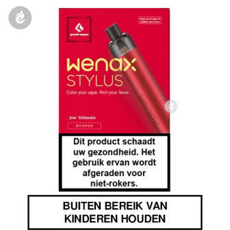 geekvape wenax stylus e-sigaret e-smoker vape mtl 2ml 1100mah rood.jpg