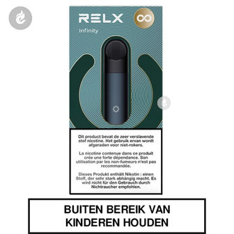 RELX pod e-sigaret e-smoker Infinity Batterij Zwart.jpg