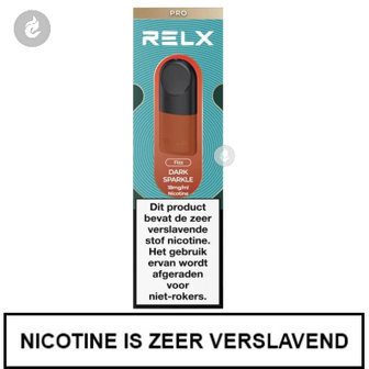 RELX pro e-sigaret PODS Dark Sparkle 2 stuks 18MG nicotine NicSalt.jpg