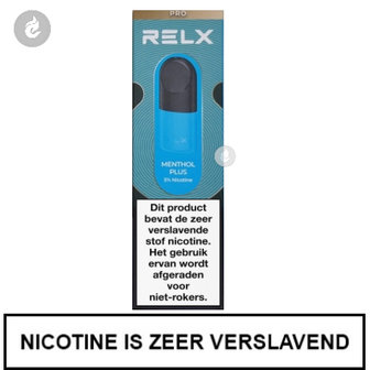 RELX pro e-sigaret PODS Menthol Plus 2 stuks 18MG nicotine NicSalt.jpg