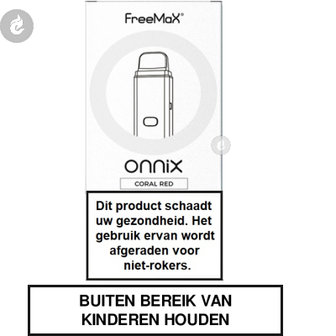 freemax onnix mtl pod e-sigaret 20watt 1100mah 2ml rood coral red
