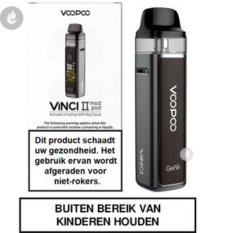 voopoo vinci 2 mod pod e-sigaret starterkit 1500mah 2ml pine grey