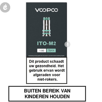 voopoo ito m2 mesh coils 1.0ohm 5 stuks e-sigaret vape pod