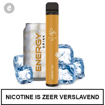 elfbar shisha pen disposable wegwerp e-sigaret vape 600puffs 20mg nicotinezout elfbull ice