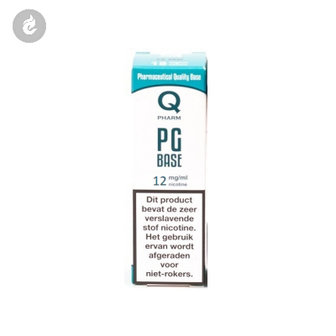 qpharm base e-liquid 100% PG 12mg nicotine
