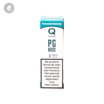 qpharm base e-liquid 100% PG 6mg nicotine