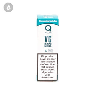 qpharm base e-liquid 100% VG 6mg nicotine