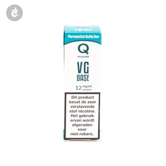 qpharm base e-liquid 100% VG 12mg nicotine