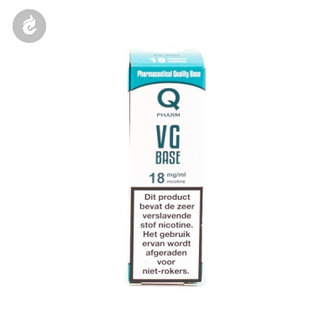 qpharm base e-liquid 100% VG 18mg nicotine