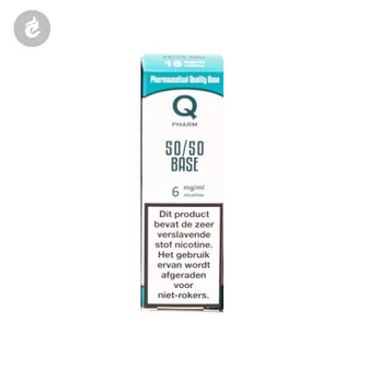 qpharm base e-liquid 50% PG - 50% VG 6mg nicotine