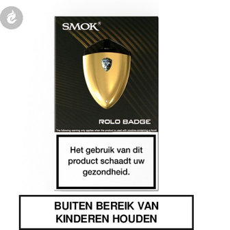 smok rolo badge pods e-sigaret e-smoker starterskit 2ml 250mah prism gold goud