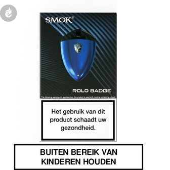 smok rolo badge pods e-sigaret e-smoker starterskit 2ml 250mah prism blue blauw