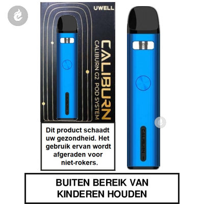 uwell caliburn g2 pod e-sigaret 750mah e-smoker 2ml ultramarine blue blauw